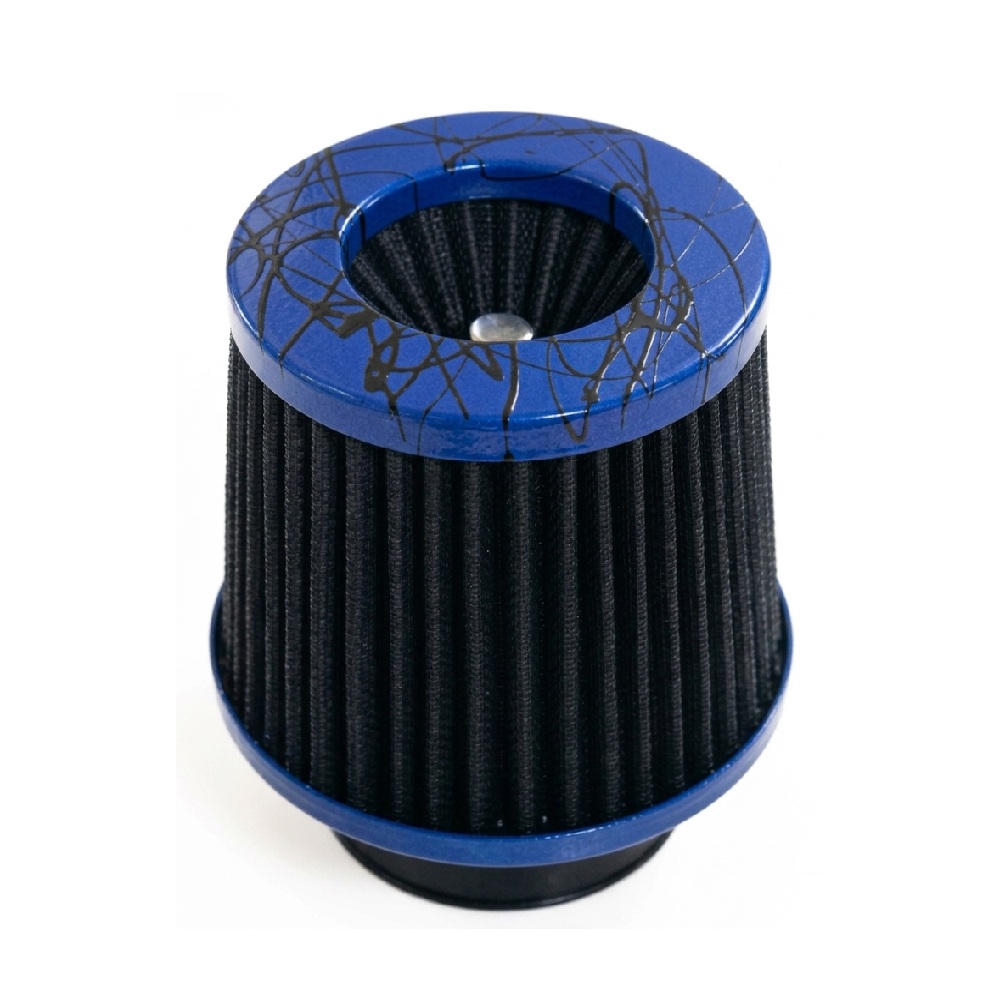 Filtro de Ar Esportivo Sneeze Duplo Fluxo Azul Preto 62/72mm Spectrum 7700615