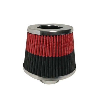 Filtro de Ar Esportivo Sneeze Duplo Fluxo Baixo Preto Vermelho 62/72mm Spectrum 7900032