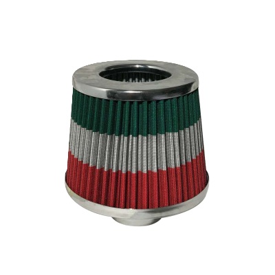 Filtro de Ar Esportivo Sneeze Duplo Fluxo Baixo Vermelho Branco Verde 62/72mm Spectrum 7900072