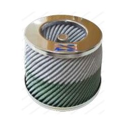 Filtro de Ar Esportivo Sneeze Mono Fluxo Baixo Branco Verde 62/72mm Spectrum 7900023