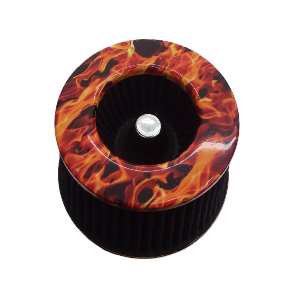 Filtro de Ar Esportivo Sneeze Monster Chamas Preto 62/72mm Spectrum 7300001