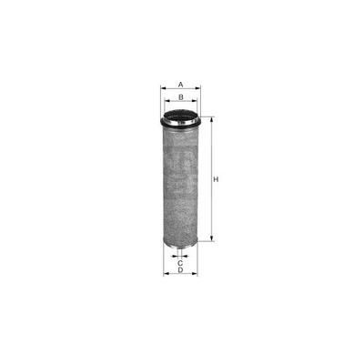 Filtro de Ar Segurança Interno Mann Hummel CF1610