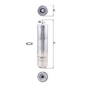 Filtro de Combustível Mahle/Metal Leve KL1694D