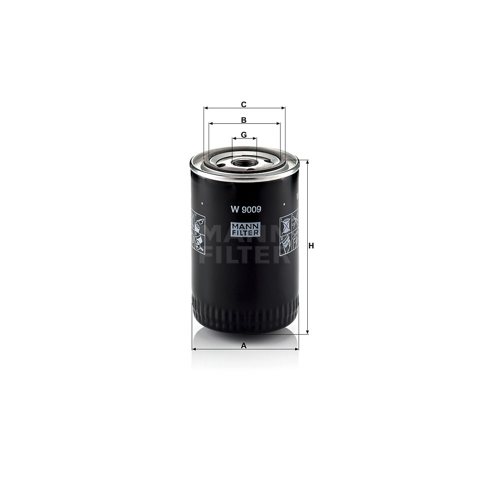 Filtro de Óleo Mann Hummel W9009