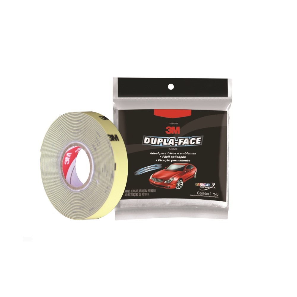 Fita Dupla Face Cinza 12mm X 3 Metros 3M HB004078893