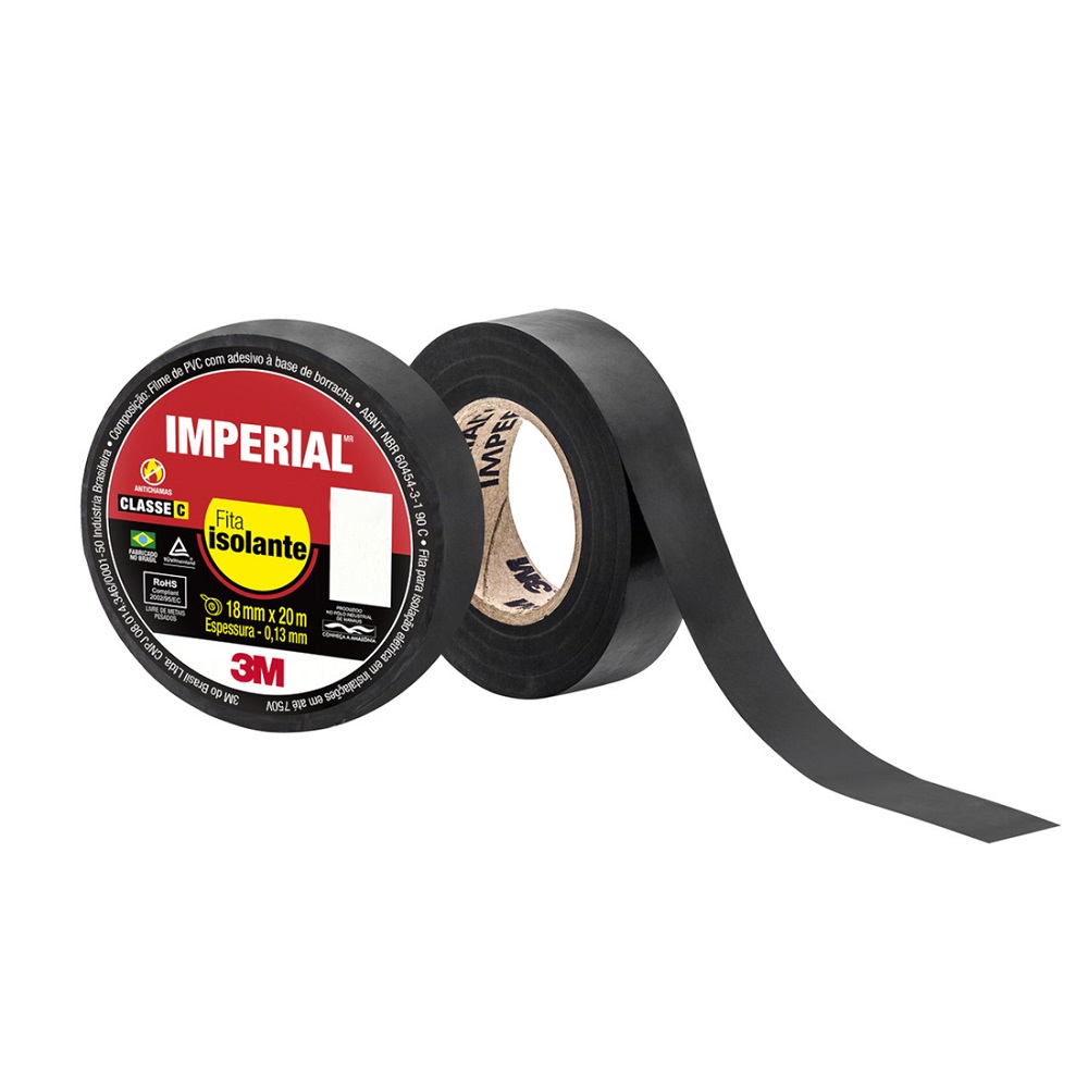Fita Isolante Imperial 18mm X20 Metros 3M HB004216360