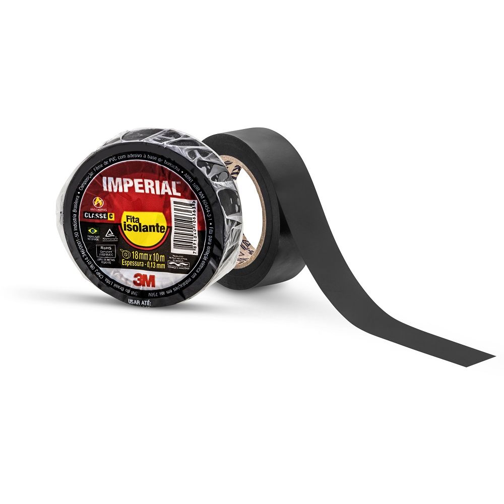 Fita Isolante Imperial Slim 18mm X10 Metros 3M HB004236020