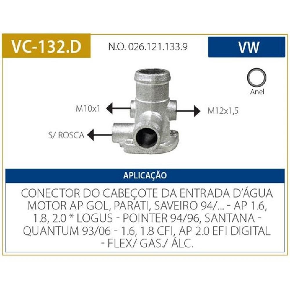 Flange Lateral do Cabeçote Valclei VC132D