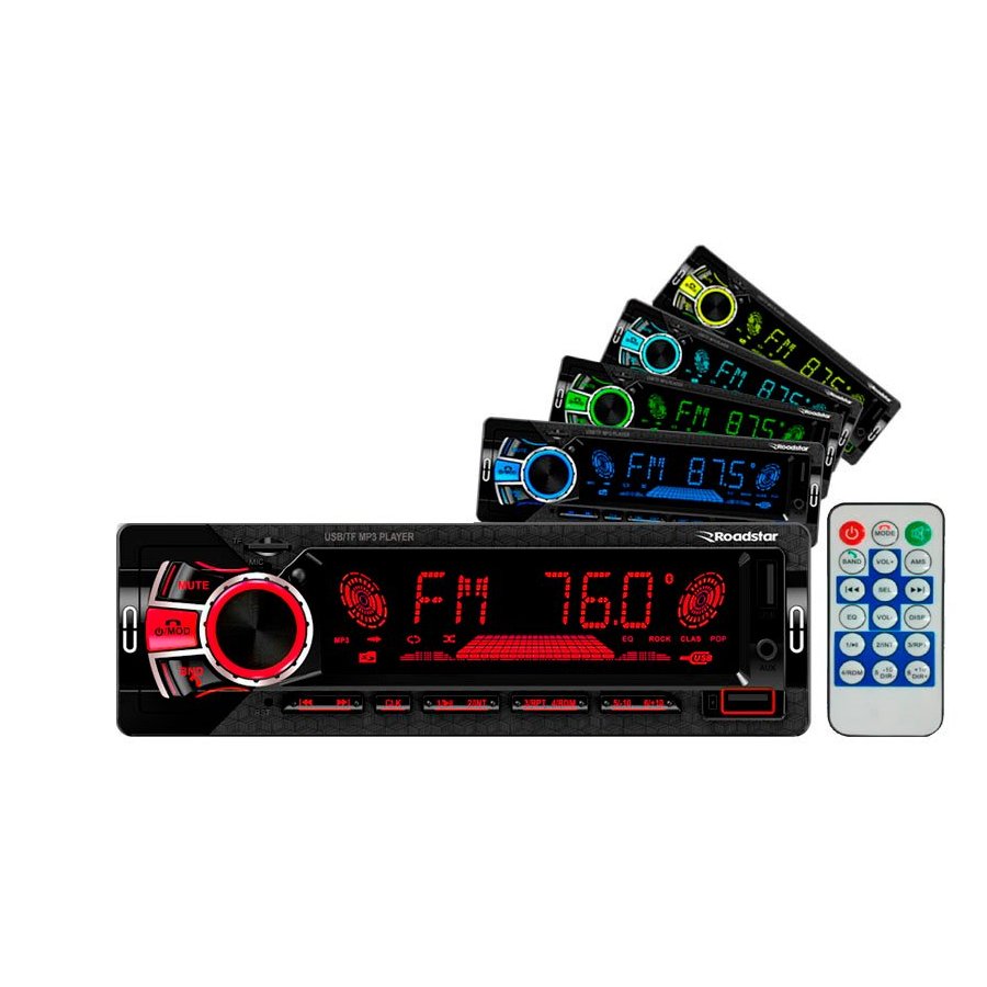 Fm/bluetooth/mp3/sd/aux/rca/4x60w rms Roadstar Brasil RS2751BR