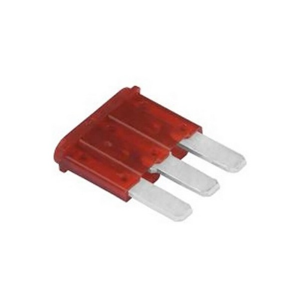 Fusível Micro Lâmina 7,5Ah 3 Terminais Marrom Hikari H2307