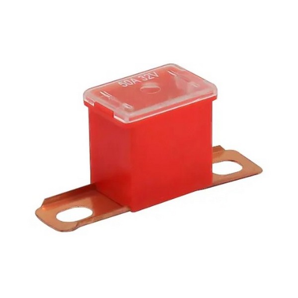 Fusível Unitário Midi Lateral Curto Hal 5300 50Ah Vermelho Hikari HAL5350