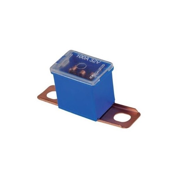Fusível Unitário Midi Lateral Hal 5300 100Ah Azul Hikari HAL53100