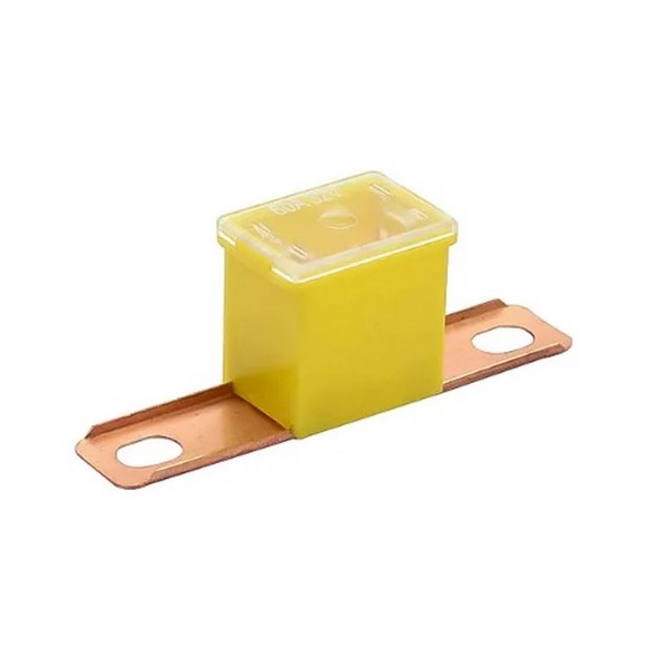 Fusível Unitário Midi Lateral Longo Hal 5400 60Ah Amarelo Hikari HAL5460