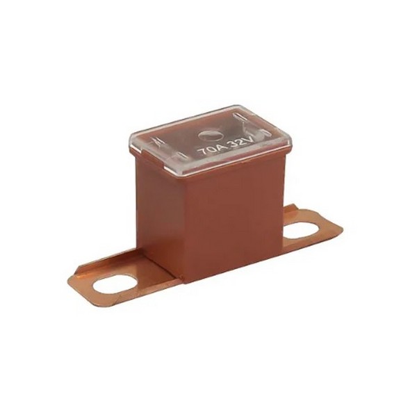 Fusível Unitário Midi Lateral Longo Hal 5400 70Ah Marrom Hikari HAL5470