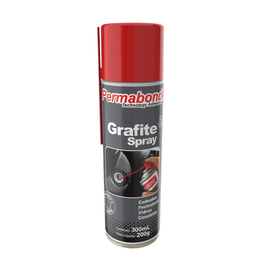 Grafite em Spray 300ml Permabond/Promabond 343
