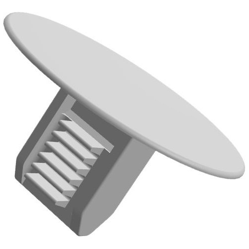 Grampo de Teto Cinza Plast CAR P04C