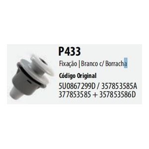 Grampo do Friso da Tampa traseira Plast CAR P433