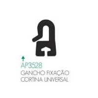 Grampo do Rodizio para Cortina Universal Steelbras AP3528