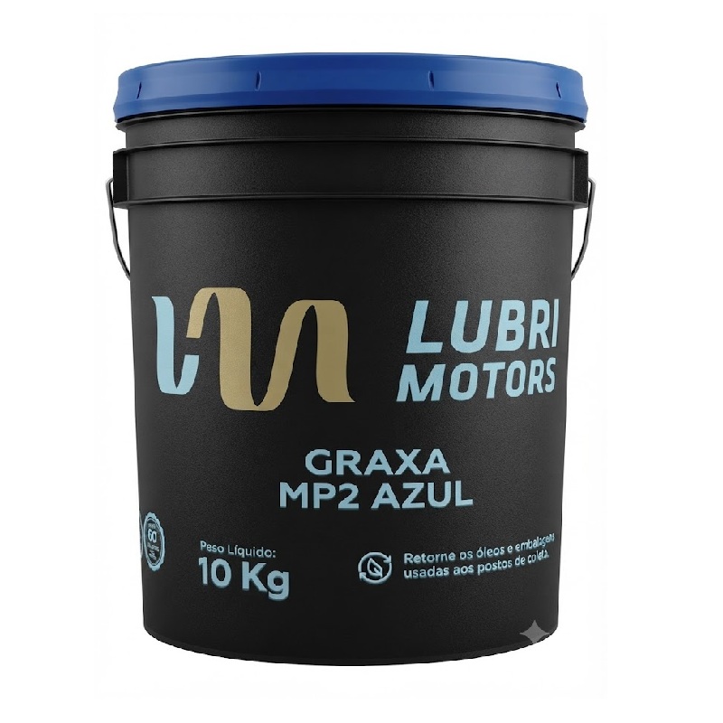 Graxa Azul Lítio Medium Soft 10Kg Lubri-Motors 1016