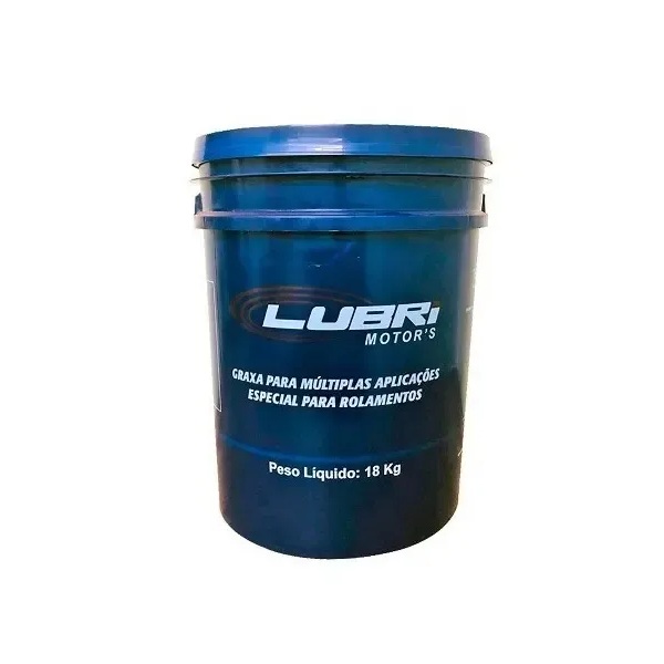 Graxa Azul Lítio Medium Soft 18Kg Lubri-Motors 1017