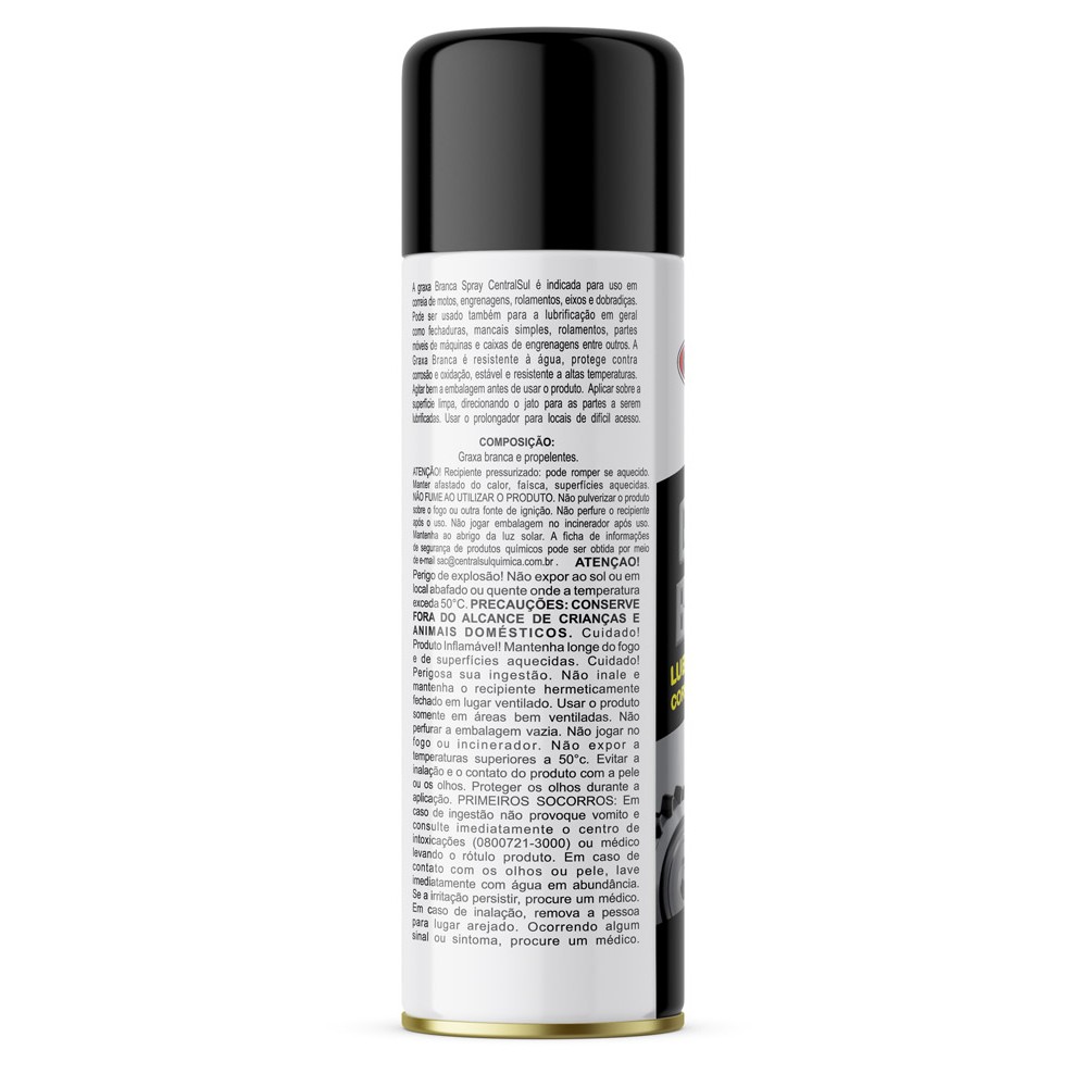 Graxa Branca Spray 300ml Centralsul 003840, foto 2