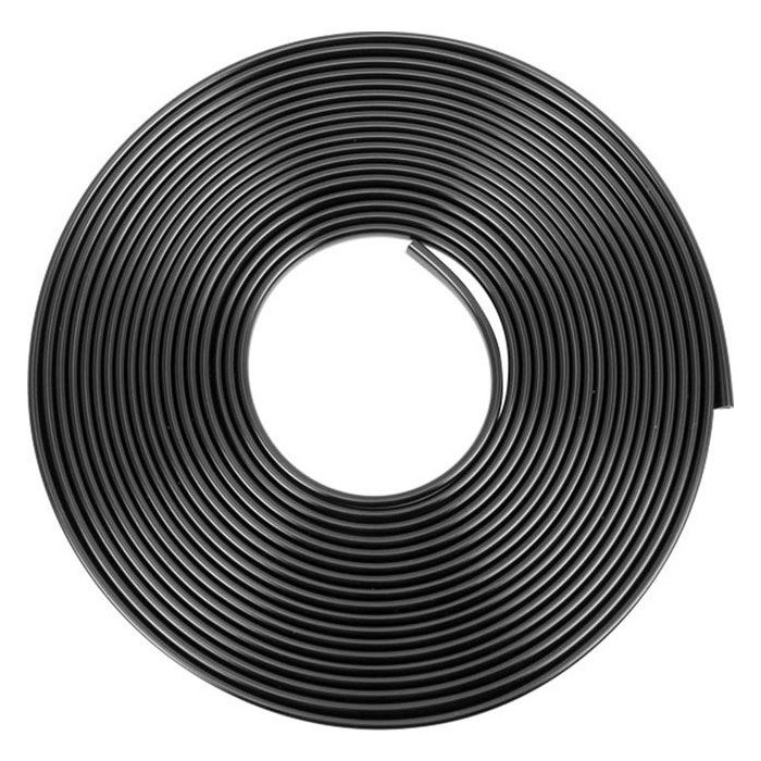 Guarnição Proteção Borda da Porta Similar Casco Cobra Preto 10cm Sanfil 980C