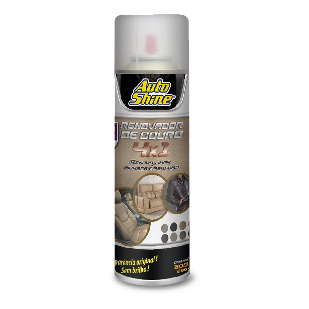 Hidratante de Limpeza de Couro 4X1 300ml Autoshine AS11525300ML