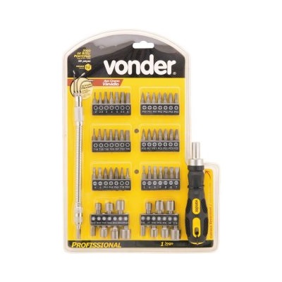 Jogo de Bits/Ponteiras Vonder 3538580000