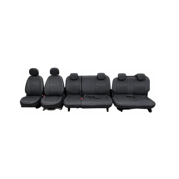 Jogo de Capa para Bancos 7 Lugares Preto Revestcar Autocapas 335