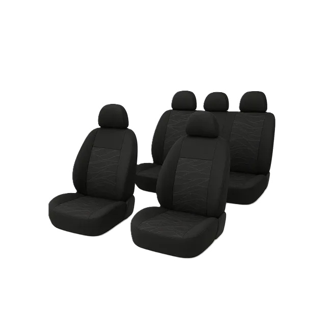 Jogo de Capa para Bancos Inteiriço Preto Revestcar Autocapas 649