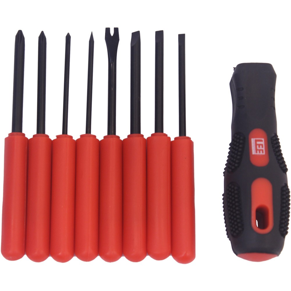 Jogo de Chave de Fenda/Philips (9 Peças) LEE Tools 605922
