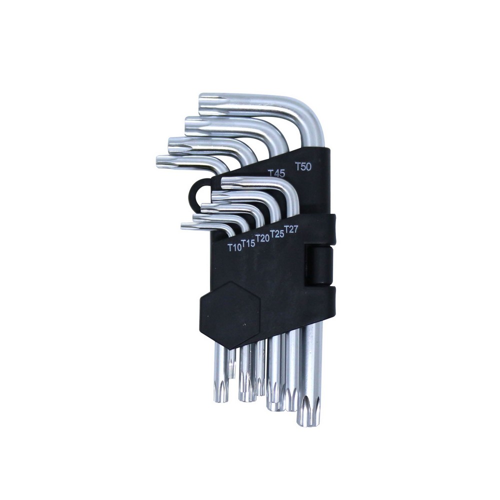 Jogo de Chave Torx com Furo (9 Peças) Etilux 2064W