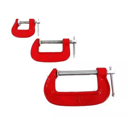 Jogo de Grampo Tipo C 3 Peças (Sargento) LG Ferramentas TL20767