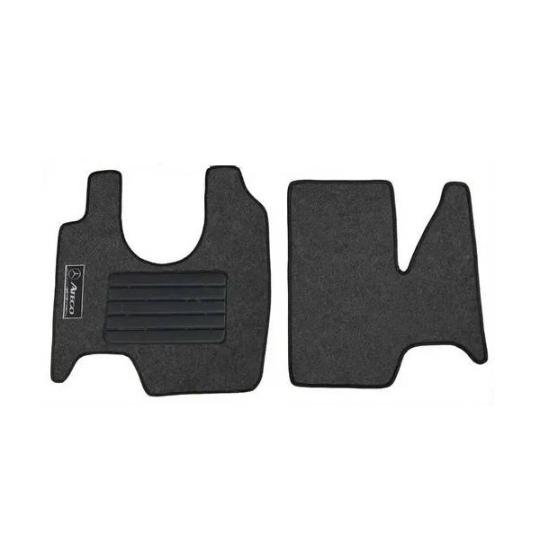 Jogo de Tapete da Cabine Carpete 2 Peças Titanium OG5101