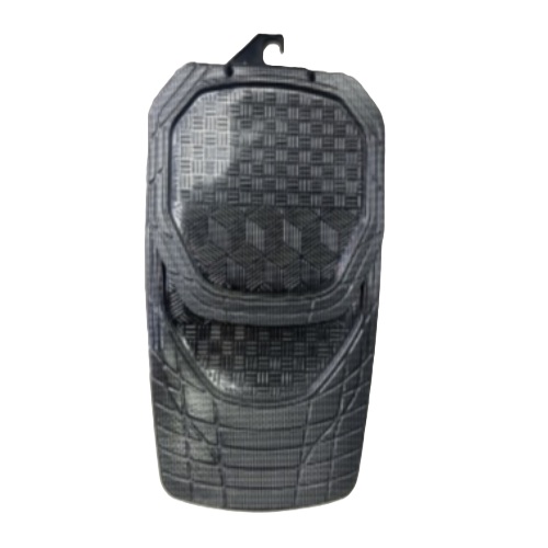 Jogo de Tapete Universal Aluminizado Preto 4 Peças BM Acessórios BM3367