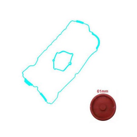 Junta da Tampa de Válvulas Silicone Bastos Juntas 151733015SL