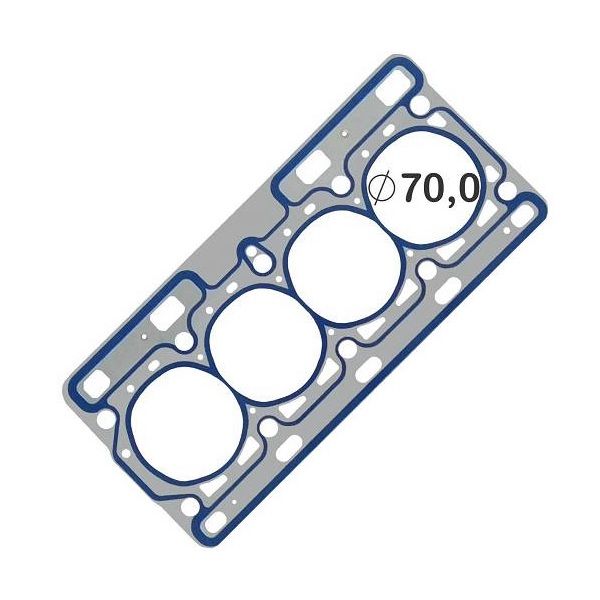 Junta do Cabeçote Aço Sob Medida 1.00MM Bastos Juntas 151587ML2