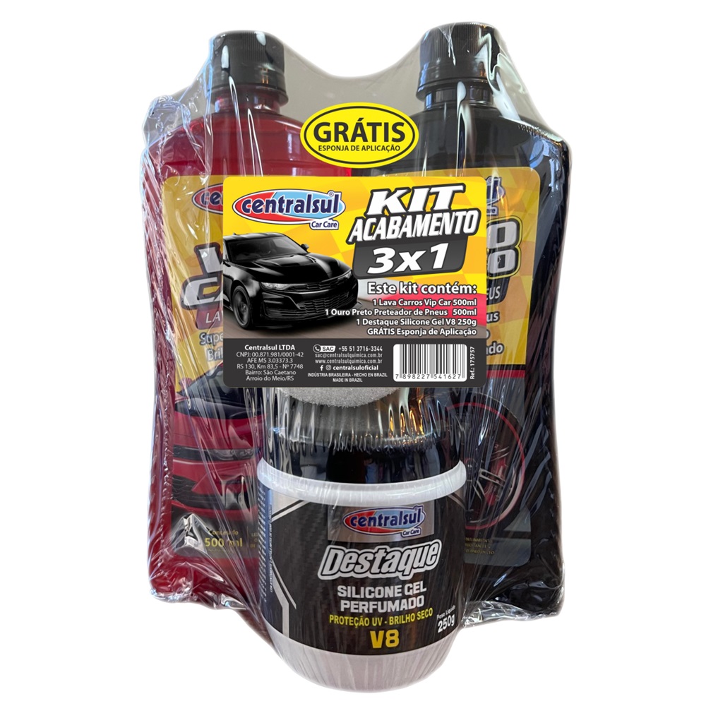 Kit Acabamento 3 em 1 Centralsul 175897