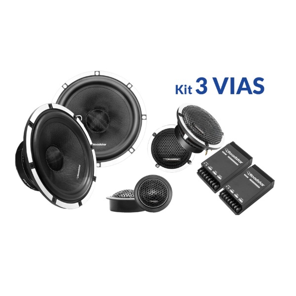 Kit Alto Falante Roadstar Brasil RS265BR