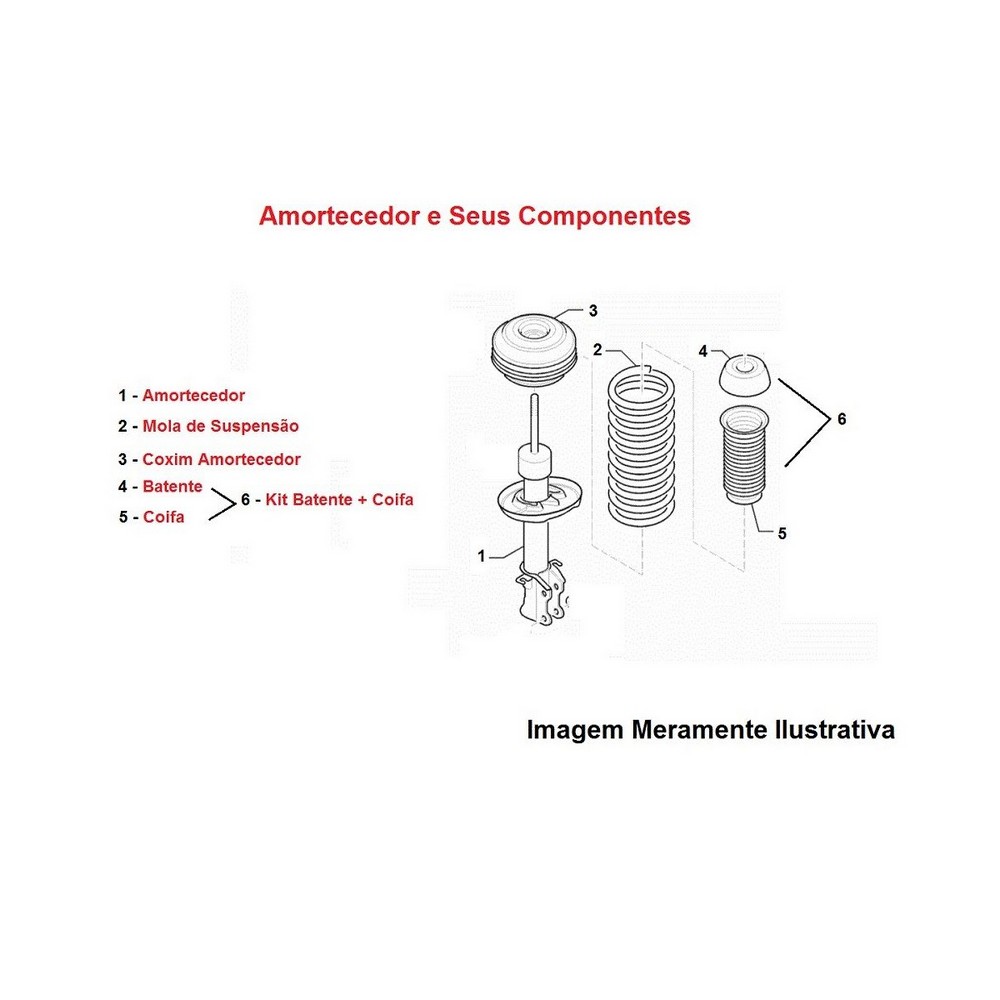 Kit Amortecedor Parcial traseiro Solocar SL365002
