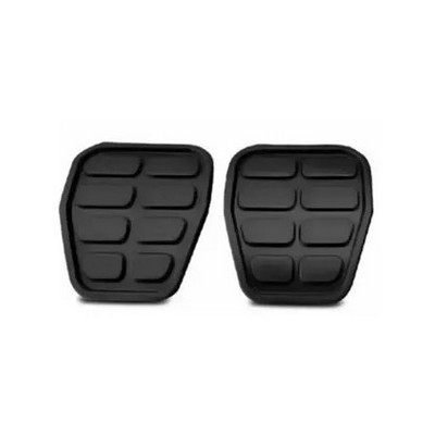 Kit Capa de Pedal 3 Peças Preto MIL Pecas 7099