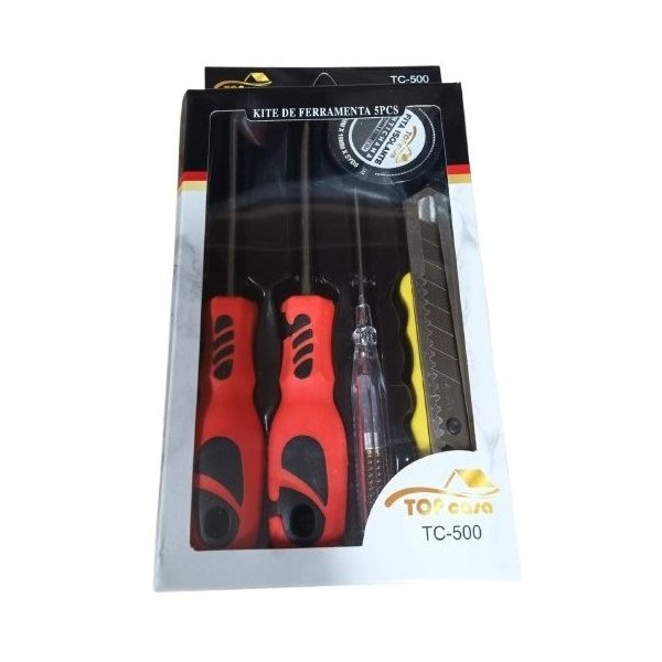 Kit Chave de Fenda Phillips Eduana Tc500 Eduana TC500