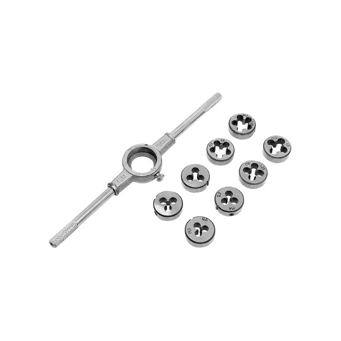 Kit Chave Encaixe com Tarraxas (8 Peças) Etilux KF8