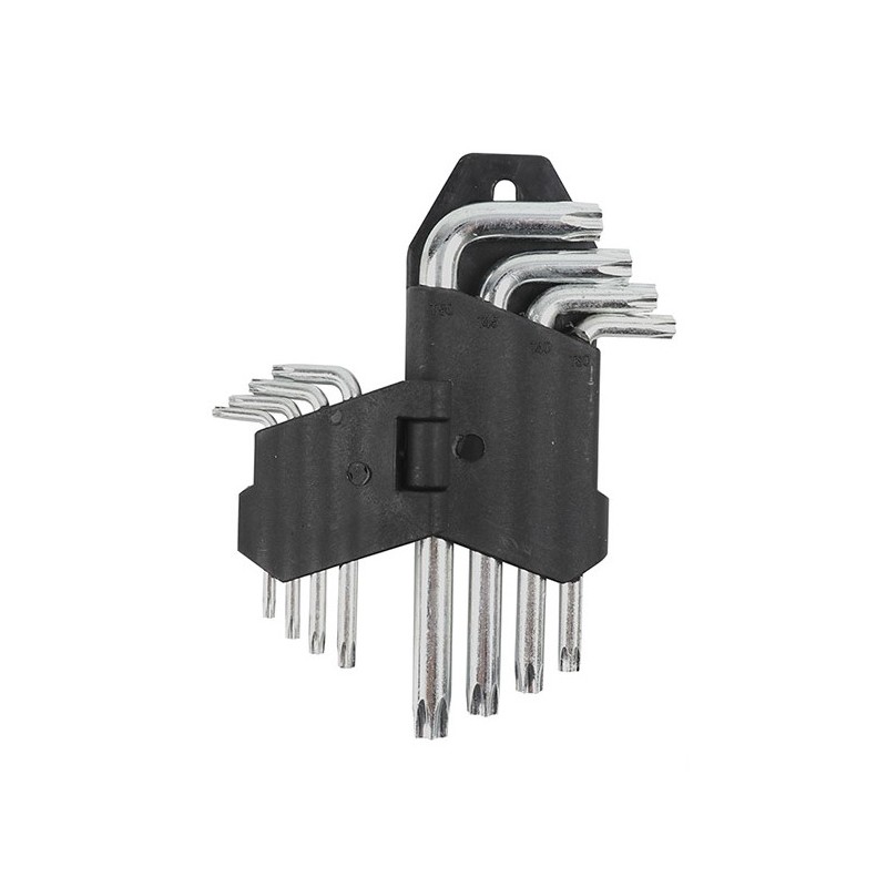 Kit de Chave Torx de Aço 12cm (9 Peças) Cascavel FERR217