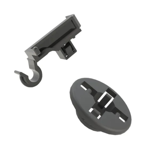 Kit de Grampo e Descanso da Vareta do Capô Plast CAR KPA0608001