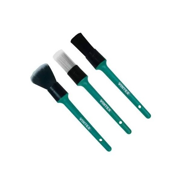 Kit de Pinceis Detalhamento Com 3 Peças Vintexx 2050056