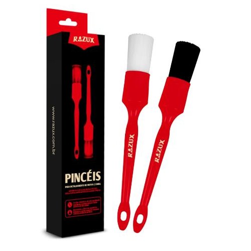 Kit de Pinceis Detalhamento Para Motocicletas Razux 2050021