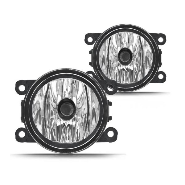 Kit Farol Auxiliar Botão Universal sem Moldura Suns Acessorios FGS0910RN