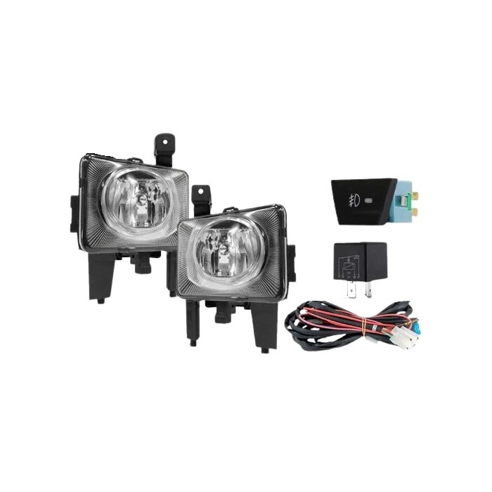 Kit Farol Auxiliar sem Moldura Fabricio KFM696