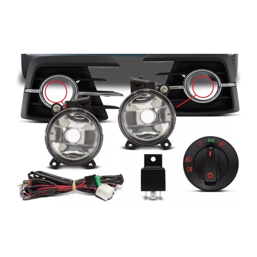 Kit Farol Auxiliar Rufato 25887
